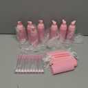 50 Pcs Lash Shampoo Bottle Brushes Set (Pink)