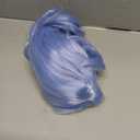 AGPTEK 33 inch Heat Resistant Curly Wavy Long Cosplay Halloween Wigs for Women - Light Blue