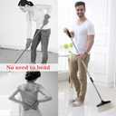 Broom and Dustpan Set for Home with Lid Indoor Upright Dustpan Broom and Dustpan Set Combo Dust Pan with Long Handle Apartment Household Essentials for New Home Angle Broom Sweeping Office Kitchen