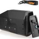 LKV R1200GS Tool Box Motorcycle Left Side Bracket with Stainless Steel Case Replacement for BMW R1250GS LC ADV Adventure F750 F850 Accessories (Black/Black)