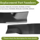 09081200 High Lift Blades Fit for Gravely A riens 60" Mower Decks, 03253900 Blades Fit for Gravely Pro-Master 260Z, A riens Max-Zoom 2560 Zero Turn Mowers, Replace for 09246600 09246600CKT, 3 Pack