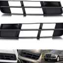 Front Bumper Lower Fog Light Lamp Grill Grille Cover Trim Bezel Fit for Audi Q7 2010 2011 2012 2013 2014 2015
