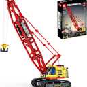 Reobrix RC Crawler Crane Building Blocks Set Remote Control Crane Model, 19.96x2.56x20.98 inch