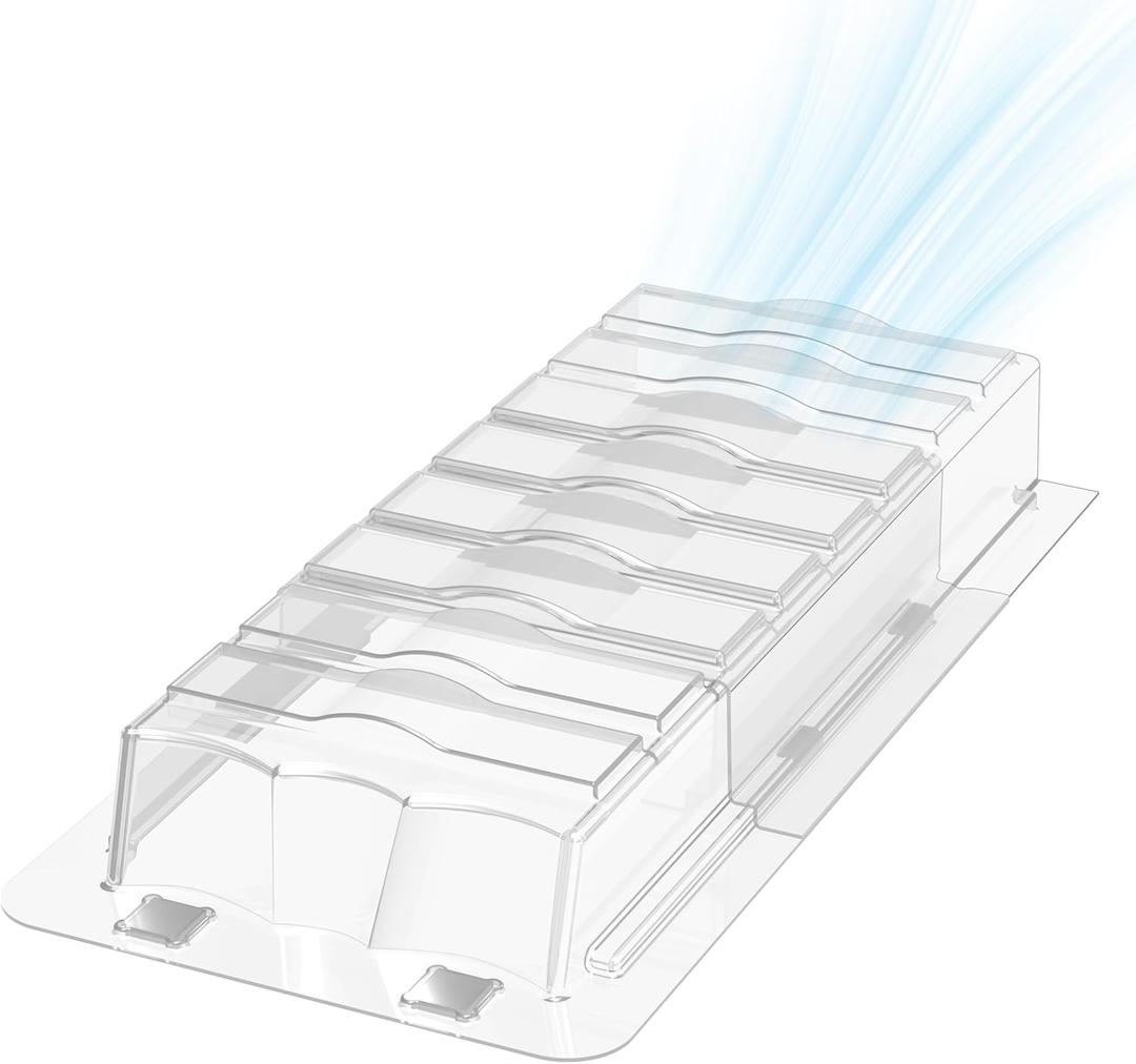 Sideways Vent Extender for Under Furniture, Air Floor Vent Deflector Fits Vents 3" - 6" Wide (1PCS) Sideways Vent Extender for Under Furniture, Air Floor Vent Deflector Fits Vents 3" - 6" Wide (1PCS)