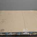 HVAC Premium 8'' x 16'' Cube Core Eggcrate Return Air Filter Grille for 1'' Filter - Aluminum - White [Outer Dimensions: 10.5'' x 18.5]