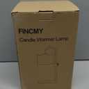 FINCMY Candle Warmer Lamp with Timer, Dimmable Candle Wax Warmer Candle Lamp Warmer with 2 Bulbs, House Warming Gifts Christmas Gifts for Women Bedroom Home Decor (Linen-Upgraded)