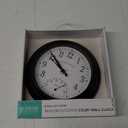 La Crosse Clock 433-3020B 8-inch Indoor/Outdoor Colby Wall Clock with Temperature