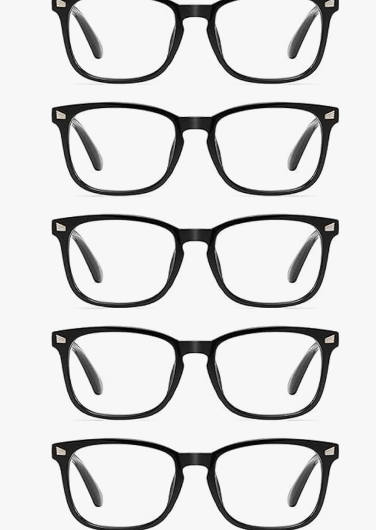 CCVOO Mix & Match Reading Glasses for Women - Lightweight, Comfortable Fit, Clear Vision - Blue Light Blocking, +0.0, Pack of 5 CCVOO Mix & Match Reading Glasses for Women - Lightweight, Comfortable Fit, Clear Vision - Blue Light Blocking, +0.0, Pack of 5