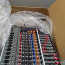 Professional DJ Audio Mixer, 12 Channel Audio Mixer, Bluetooth Sound Mixer, USB Interface, 12 XLR Mic/Line Input, AUX, FX Processor MP3, Headphone,+48V Phantom For Karaoke Studio Streaming Recording