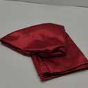 TURSTIN 4 Packs Satin Tablecloth 102 x 58 Inch Overlay Satin Table Cover Rectangle Bright Silk Tablecloth Smooth Fabric Table Decoration for Wedding Banquet Party Events, Burgundy