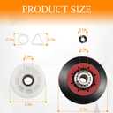 Upgrade 4392067 Dryer Repair Maintenance Kit -Perfect for Whirlpool Cabrio Duet Maytag Bravos XL Kenmore Elite Dryer Parts,with WPW10314173 Drum Roller&661570V Belt&Idler Pulley TOMOON