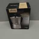 Primula Classic Stovetop Espresso and Coffee Maker, Moka Pot for Italian and Cuban Caf Brewing, Greca Coffee Maker, Cafeteras, 3 Espresso Cups, Silver