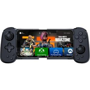 Wireless Phone Controller for iPhone/Android, Mobile Game Controller with Hall Joystick Suitable for Xbox Cloud Gaming, PS Remote Play, Steam Link, Call of Duty & More - Black