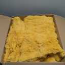 Lotus Karen Faux Fur Throw Blanket Ginger Yellow - Big Bubble Rabbit Fluff Blanket for Couch Bed Sofa,Softest Fluffy Fuzzy Cozy Blanket,Thick Furry Plush Shaggy Warm Blankets for Women,108x90 Inches