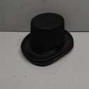 3 Pack Black Felt Top Hats for Kids,Magician Hat Costume,Tall Victorian Tuxedo Costume Hat for Halloween Dress up Cosplay Party Accessories