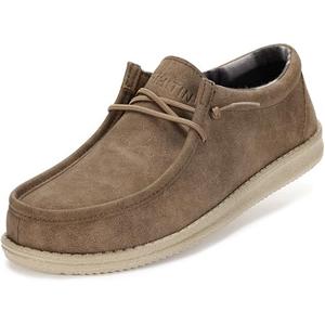 WHITIN Men's Easy Breezy Slip On Loafers | Foam-Cushioned Footbed | Ultralight Flex Sole Size 45, Light Brown, 12 WHITIN Men's Easy Breezy Slip On Loafers | Foam-Cushioned Footbed | Ultralight Flex Sole Size 45, Light Brown, 12