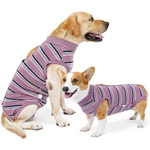 Surgery Recovery Suit Onesie - Anti Licking Abdominal Wounds Pet Suit - Small, Medium, Large Dogs, XXL Surgery Recovery Suit Onesie - Anti Licking Abdominal Wounds Pet Suit - Small, Medium, Large Dogs, XXL