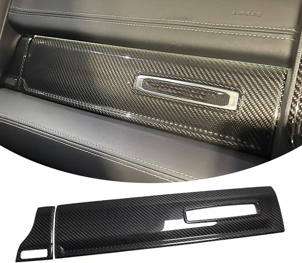 Jogon Carbon Fiber Dash Passenger Panel Cover Trim for Dodge Ram 1500 TRX