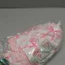 SmoothNovelty Pink Bow Baby Throw Blanket Cute Dual Side Microfiber Newborn Girl Swaddle Blanket 30 x 40 Inch Coquette Plush Preppy Nursery for Bed Sofa Receiving Newborn Baby Girl Boy Toddler Gift