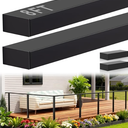 8FT Black Stainless Steel Railing Post