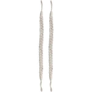 LIFKOME 2pcs Woven Curtain Tieback Rope Delicate Holdbacks for Drapes Natural Curtain Buckle Elegant Design for Home Decor and (Beige)
