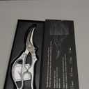 MAD SHARK Heavy Duty Poultry Shears, Kitchen Shears with Non-Slip Handle & Safety Lock, All Purpose Kitchen Scissors for Chicken, Meat Cutting, Turkey, Fish, Vegetables, Spring Loaded, Dishwasher Safe