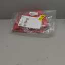 ProPik Wrapping Paper Storage Bag, Christmas Gift Wrap Organizer Stores Up to 24 Rolls 40 Inch, Heavy Duty Polyester plus PVC Clear Bag with Handles (Red)