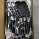 Aoriher 50 Pack USB 2.0 Flash Drives Bulk, Portable USB Thumb Drives with Lanyards, Swivel Flash Drives Thumb Drives for Office School Data Storage (Black, 2GB)