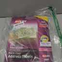 Avery Printable Address Labels with Sure Feed, 1" x 2-5/8", Matte Clear, 1,500 Blank Mailing Labels (05660)