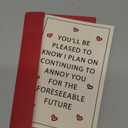 Hilarious Valentine’s Day Card for Husband Wife, Funny Anniversary Card for Boyfriend Girlfriend, Humorous Valentines Day Gifts for Him Her
