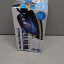 Hamilton Beach 2-in-1 Steam Iron for Clothes and Garment Steamer with 5 Temperature Settings, Nonstick Soleplate, 1200 Watts, 8 Cord, Black & Blue (14525F)