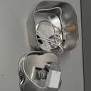 Cat Water Fountain Stainless Steel74oz/2.2L Water Fountains for Cats Indoor, Cat Fountains for Drinking, Ultra-Quiet, Water Level Window, Pet Water Fountain - 2 Filters + 2 Sponges