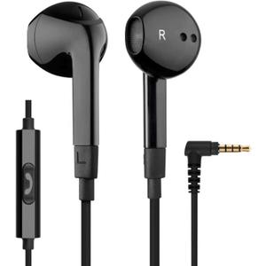 LUDOS FEROX Wired Earbuds in-Ear Headphones,  Earphones with Microphone, Noise Isolation Corded for 3.5mm Jack Ear Buds for iPhone, Samsung, Computer, Laptop, Kids, School Students (Black)