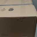 Honey-Can-Do TRS-02111 Round Stainless Steel Step Trash Can with Liner, Black, 30-Liter Per 8-Gallon