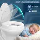 Elevated Toilet seat 3 Inch, Round Toilet seat risers for Seniors