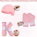 SuzziPad Chemo Care Package for Women & Men, Cooling Gloves, Socks and Cold Caps for Chemotherapy, Ideal for the Discomfort of Head, Hand, Feet, S/M