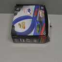 15 Ft Double Sided Flexible Race Track Set with 6 Toy Cars for Kids (Blue)