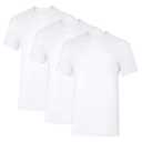 Hanes Men's Undershirt, Underarm Sweat Blocking Tee, White Crewneck T-Shirt, 3-Pack, S