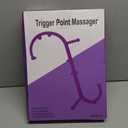 Shrdaepe Massage Trigger Point Cane, Muscle Release Tool Self Massage Hook Cane, Handheld Back, Neck, Shoulder, Leg and Feet Massager Rod, Body Deep Tissue Gifts for Men & Women, Purple