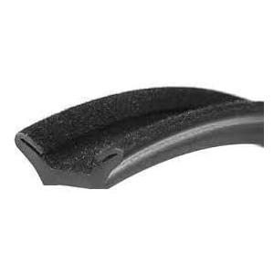 B004-13F Flexible Flocked Rubber Glass Run Channel for Universal RV Window, Car, Bus and Truck (13 Feet)