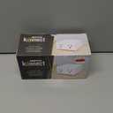 Bostitch Office Konnect Power Hub, Two Outlets Charging Station for Desktop, Shallow Tray Top, White 2 packs