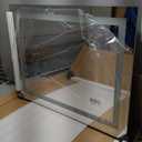 LED Mirror for Bathroom, 28x36 Inch Backlit + Front Lighted Bathroom Vanity Mirror with Lights for Wall, Double Light Strips, 3 Colors, Shatter-Proof, Anti-Fog and Brightness Memory