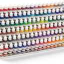 Colingmill 108 Holes Wooden Paint Rack for 18 ml Dropper Bottles