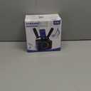 Karaoke Machine,Portable Bluetooth Speaker with 2 Wireless Microphone for Adults & Kids with LED Lights, Karaoke Microphone with PA System Supports USB/TF/AUX,Gift for Party (Pink)