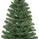 3 Ft Artificial Christmas Tree for Tabletop, Mini Xmas Tree with 4-Leg Stable Base, Small Xmas Tree for Indoor Outdoor Holiday Home Office Party Christmas Decorations (Green) (Green- 1 Pk)