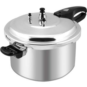 Barton 8Qt Pressure Canner Release Valve Aluminum Canning Pot Cooker Pot Stove Top Instant Fast Cooking Pot Stewing Locking System, 8 Quart