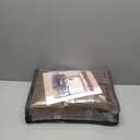 Dutch Cocoa Pinch Pleated Linen Curtains 112 Inches Long 2 Panels Set for Living Room Bedroom Memory Trained Semi Sheer Privacy Pleat Drapes with Hooks Rings 112 Inch Light Filtering Window Curtain