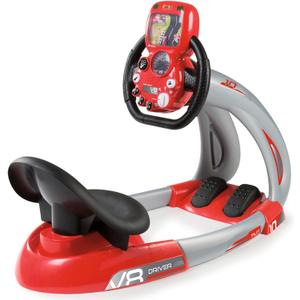 Smoby: V8 Driver, Kids Can Play and Develop Real Life Skills, Features Includes Back Lit Screen, Real Sounds and Mechanical Pedals, for Ages 3 and up, Large