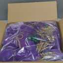 6 PCS Mini Mardi Gras Centerpieces for Table Mardi Gras Tree Table Decor Glitter Carnival Party Mardi Gras Decorations Table Centerpiece Tree for Masquerade Party Holiday Home Decor