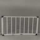 Fits 32x16 Duct Opening | Steel Return Air Grille by Handua | Vent Cover Grill for Sidewall and Ceiling | White | HVAC Cold Air Intake Grille | Outer Dimensions: 33.75"W X 17.75"